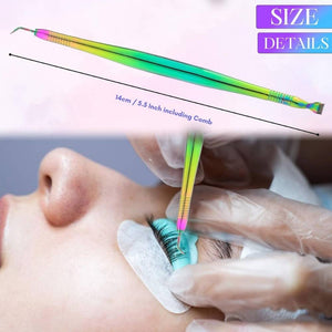 lash Lift Perm Tool Separator, Lash with Eye Separation Comb Stainless Steel - Cross Edge Corporation