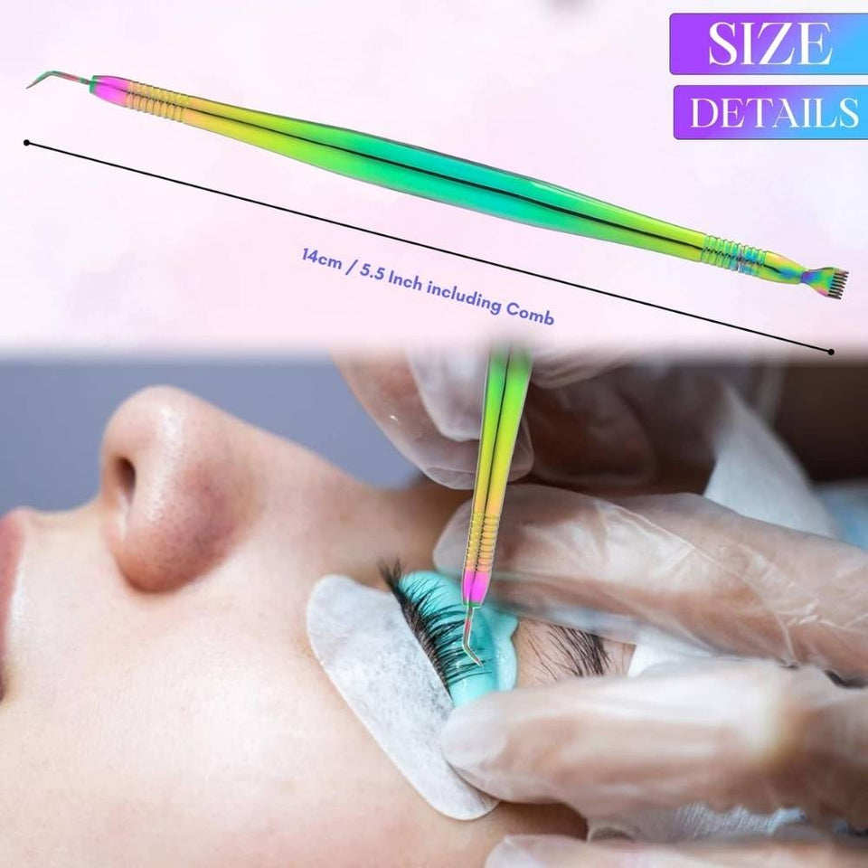 lash Lift Perm Tool Separator, Lash with Eye Separation Comb Stainless Steel - Cross Edge Corporation