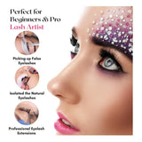 Eyelash Extension Precision Fiber Tip Lash Tweezers - Cross Edge Corporation
