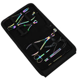 Hair Extension Tool Kit with Tape In Plier, Bond Cutter Threading Loop & Mini Scissor - Cross Edge Corporation