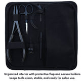 Hair Extension Crimping Plier Tool Kit for Beads Hook, Scissors & Comb set - Cross Edge Corporation