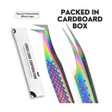 Eyelash Extensions 2Pcs Fiber Tip Tweezers - Cross Edge Corporation