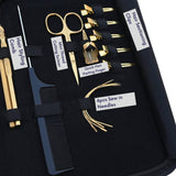 Hair Extension Tools Kit for Micro Bead Removal 3 Hole Crimper Pliers, Hook & Clips - Cross Edge Corporation