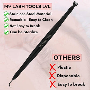 Black Perming Tinting Curling Lash lift with Eye Separation Comb - Cross Edge Corporation