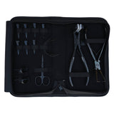 Hair Extension Tools Kit for Micro Bead Removal Tape In Plier & Curved Needles - Cross Edge Corporation