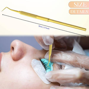 Gold Perming Tinting Curling Lash lift Dimond grip with Eye Separation Comb - Cross Edge Corporation