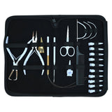 Hair Extension Tools Kit for Micro Bead Crimping Removal Hook Loop Curved Needles - Cross Edge Corporation