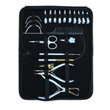 Hair Extension Tools Kit for Micro Bead Crimping Removal Hook Loop Curved Needles - Cross Edge Corporation