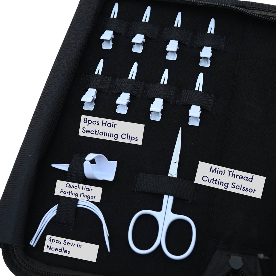Hair Extension Tools Kit for Nano Bead Removal Tape In Plier Duckbill Clips - Cross Edge Corporation