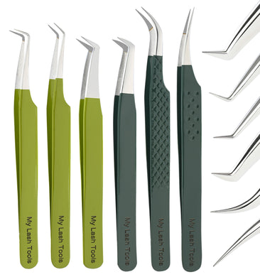 Fiber Tip Lash Tweezers for Eyelash Extensions - Cross Edge Corporation