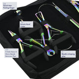 Rainbow All in one Hair extension tools | The Keratin Bond Cutter| Tape in Extension Plier - Cross Edge Corporation
