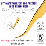 My Lash Tools Fiber Tweezers for Lash Extensions Boot & Isolation Eyelash Tweezer Set - Cross Edge Corporation