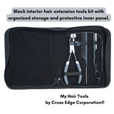 Hair Extension Tool Kit with Tape In Plier, Bond Cutter & Hair Razor Tool - Cross Edge Corporation