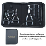 Hair Extension Tool Kit with Tape In Plier, Bond Cutter & Hair Razor Tool - Cross Edge Corporation
