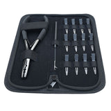 Hair Extension Tool Kit with Crimping Plier, Loop Tools & Sectioning Clips - Cross Edge Corporation