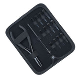 Hair Extension Tool Kit with Crimping Plier, Loop Tools & Sectioning Clips - Cross Edge Corporation