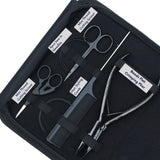 Hair Extension Tool Kit with 7 Inch Crimping Pliers, Curved Tape Tool - Cross Edge Corporation