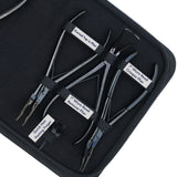 Hair Extension Tool Kit with 7 Inch Crimping Pliers, Curved Tape Tool - Cross Edge Corporation