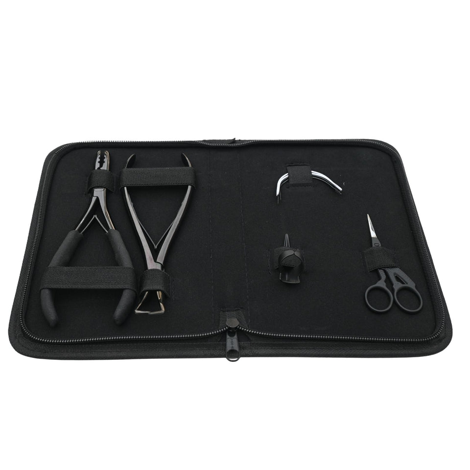 Hair Extension Tool Kit with 7 Inch Bead Remover & Two Hole - Cross Edge Corporation