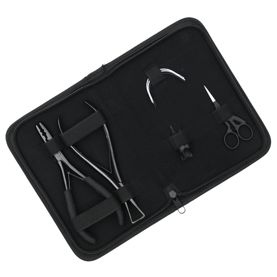 Hair Extension Tool Kit with 7 Inch Bead Remover & Two Hole - Cross Edge Corporation