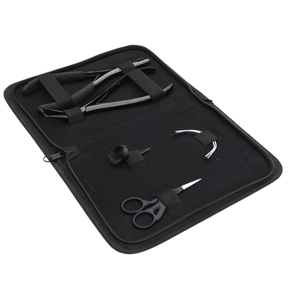 Hair Extension Tool Kit with 7 Inch Bead Remover & Two Hole - Cross Edge Corporation