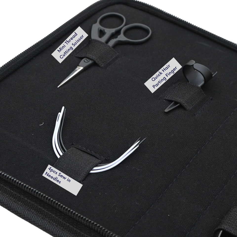 Hair Extension Tool Kit with 7 Inch Bead Remover & Two Hole - Cross Edge Corporation