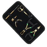 Hair Extension Tool Kit with 3 Hole Nano Bead Crimper & Hook Tool Set - Cross Edge Corporation