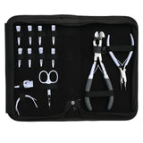 Hair Extension Tool Kit with Tape In Plier, Microbead Crimping & Salon Application - Cross Edge Corporation