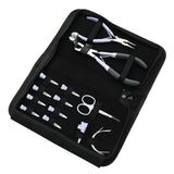 Hair Extension Tool Kit with Tape In Plier, Microbead Crimping & Salon Application - Cross Edge Corporation