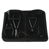 Hair Extension Tool Kit with Micro Bead Remover, Crimping Plier & Tape In Tools - Cross Edge Corporation