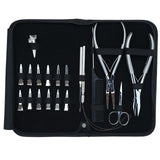 Heavy Duty Hair Extension Tool Kit with Curved Tape In Plier, Crimping Applicator - Cross Edge Corporation