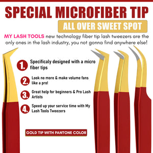 Tweezers Professional Lashing Tweezers - Cross Edge Corporation