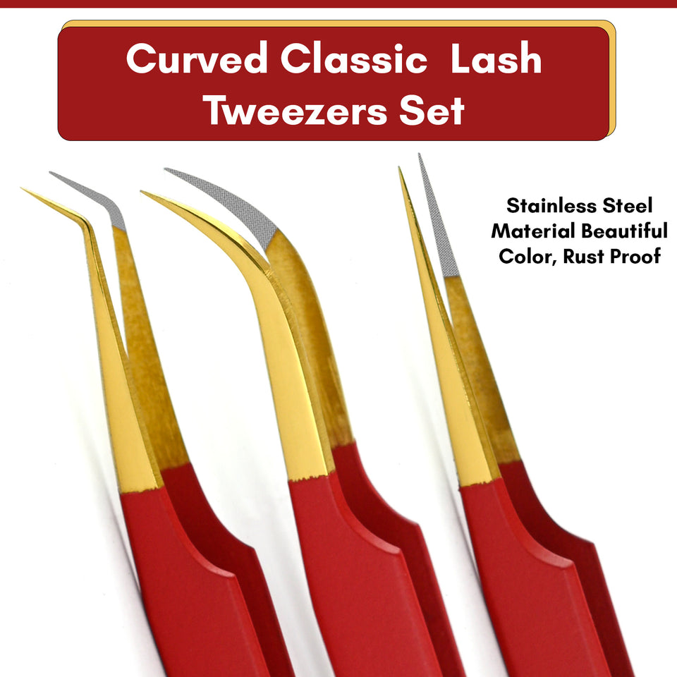 Tweezers Professional Lashing Tweezers - Cross Edge Corporation