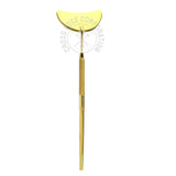 Eyelash Extension Mirror - Half Moon Shape (Gold)