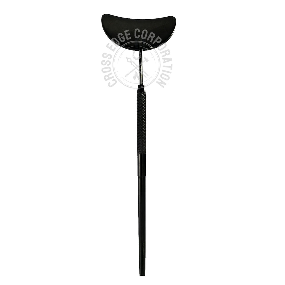 Eyelash Extension Mirror - Half Moon Shape (Black)