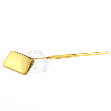 Small Square Eyelash Mirror (Gold)