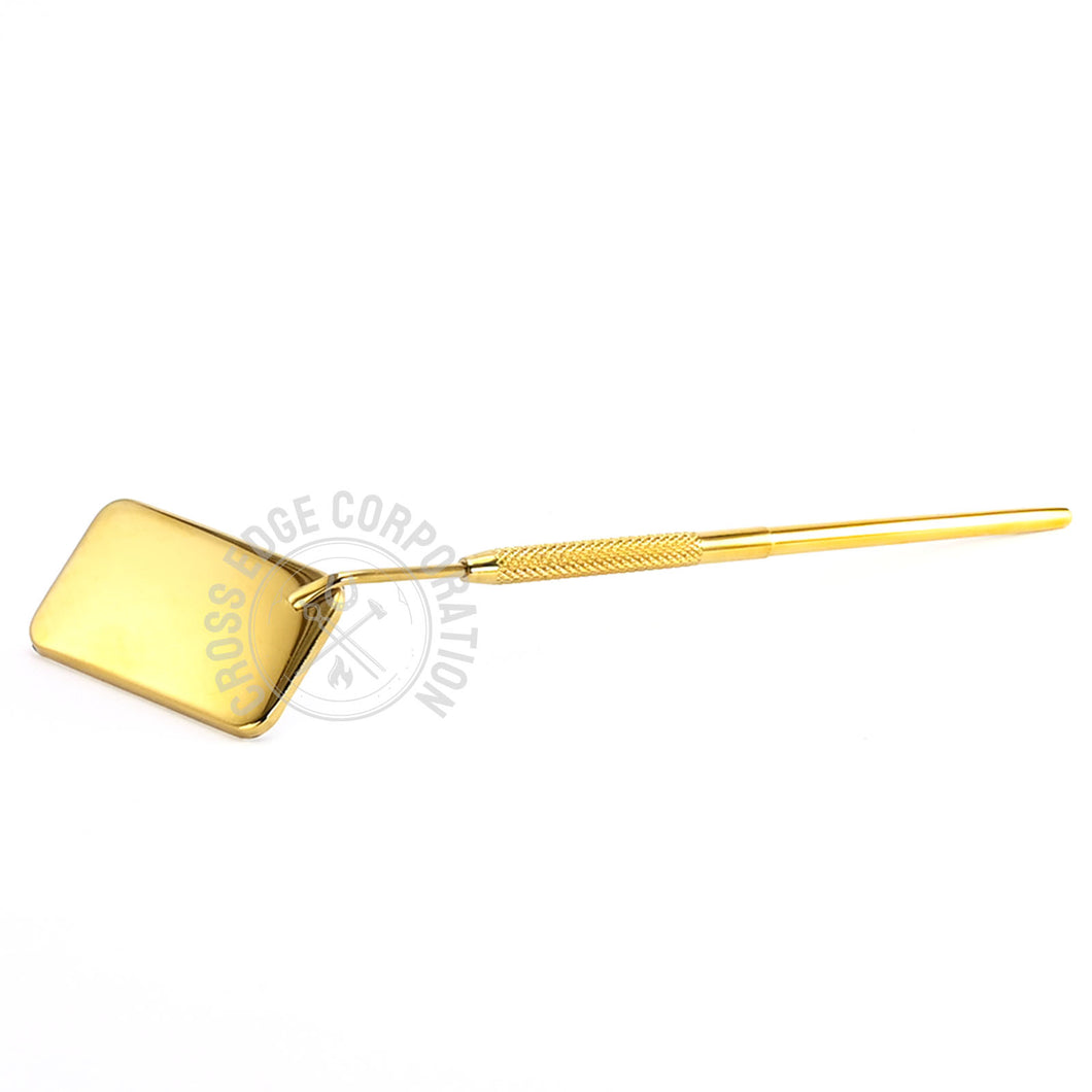 Small Square Eyelash Mirror (Gold)
