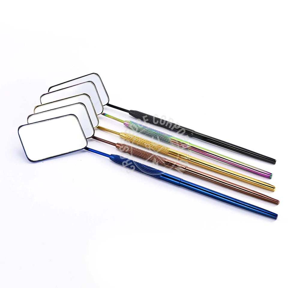 Small Square Eyelash Mirror (Rainbow)