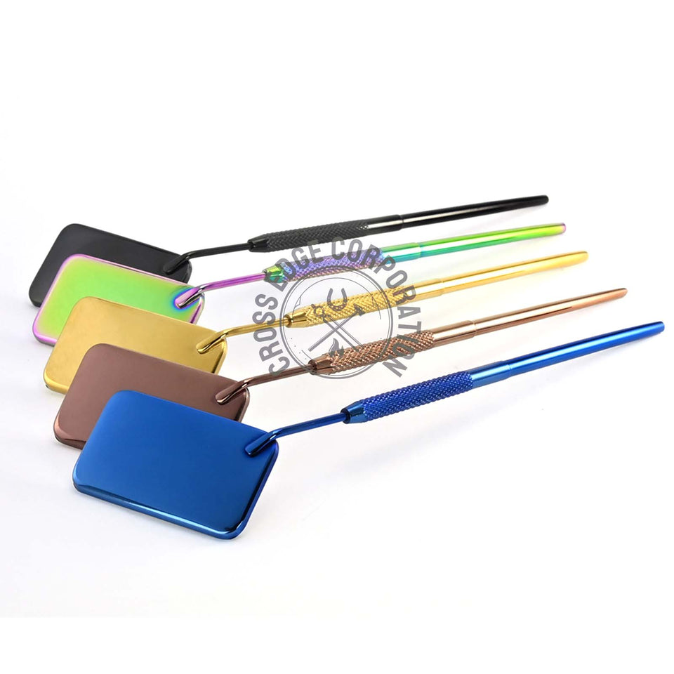 Small Square Eyelash Mirror (Black)