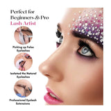 Purple Solo Fiber Tip Lash Tweezers for Eyelash Extensions - Cross Edge Corporation