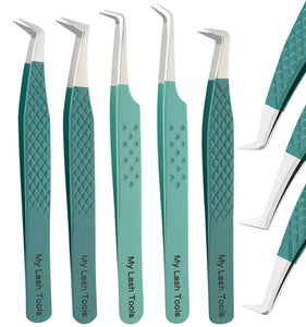Tweezers Professional Lashing Tweezers, 5Pcs Stainless Steel Boot Volume - Cross Edge Corporation