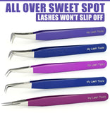 5Pcs Stainless Steel Boot Volume Eye Lash Tweezer for Lash Experts - Cross Edge Corporation