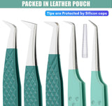 Tweezers Professional Lashing Tweezers, 5Pcs Stainless Steel Boot Volume - Cross Edge Corporation