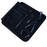 Tape-In Hair Extension Tool Kit with Loop Tool, Sectioning Clips & Curved Needles - Cross Edge Corporation