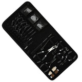 Pro Hair Extension Mega Kit with 7 Inch Micro link Pliers, Tape Tool & Bead Accessories - Cross Edge Corporation