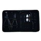 Hair Extension Toolkit with Flat Crimping Pliers, Tape Press Tool & Hook Loop Set - Cross Edge Corporation
