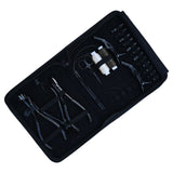 Hair Extension Toolkit with Flat Crimping Pliers, Tape Press Tool & Hook Loop Set - Cross Edge Corporation