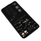 Pro Hair Extension Mega Kit with 7 Inch Micro link Pliers, Tape Tool & Bead Accessories - Cross Edge Corporation