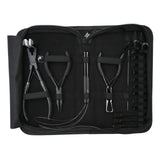 Tape-In Hair Extension Kit with Crimping Pliers, Loop Tools & Duck Bill Clips Parting Finger - Cross Edge Corporation