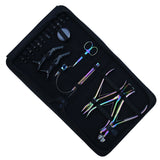 Hair Extension Kit with Flat Crimping Pliers, Tape In Tool & Beads Storage Box - Cross Edge Corporation